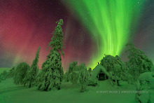 Polarlicht in Lappland
