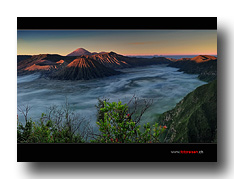 Vulkan Bromo im Morgenlicht